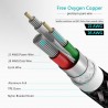 TIEGEM Micro USB Cable Quick Charge USB Data Cable for all Micro USB Devices