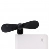 TPE Micro USB Mobile Phone Mini Fan