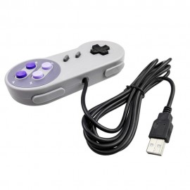 USB Classic Game Controller Gamepad for Super SNES