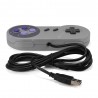 USB Classic Game Controller Gamepad for Super SNES