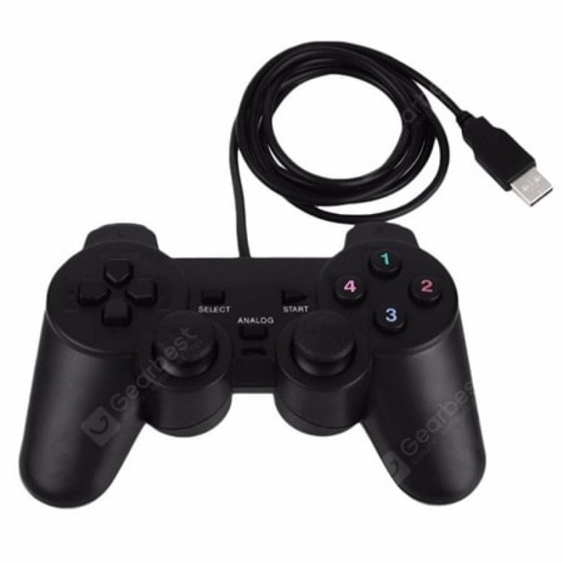 Wired USB Game Controller Joypad for PC Computer Laptop