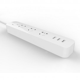 TOCHIC 3 Usb Charging Hub Mini Power Strip with 3 Sockets Standard Plug