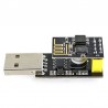 USB to ESP-01 Adatper + Black ESP-01 ESP8266 Wi-Fi Wireless Module