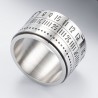 Stylish Titanium Ring of Time Swirling