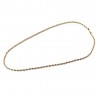 Stylish 24K Plated Gold Color Thick Rope Chain Necklace for Men