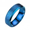 Romantic Dreamlike Jewelry Scrub Ring Titanium Steel Rings for Men and Women