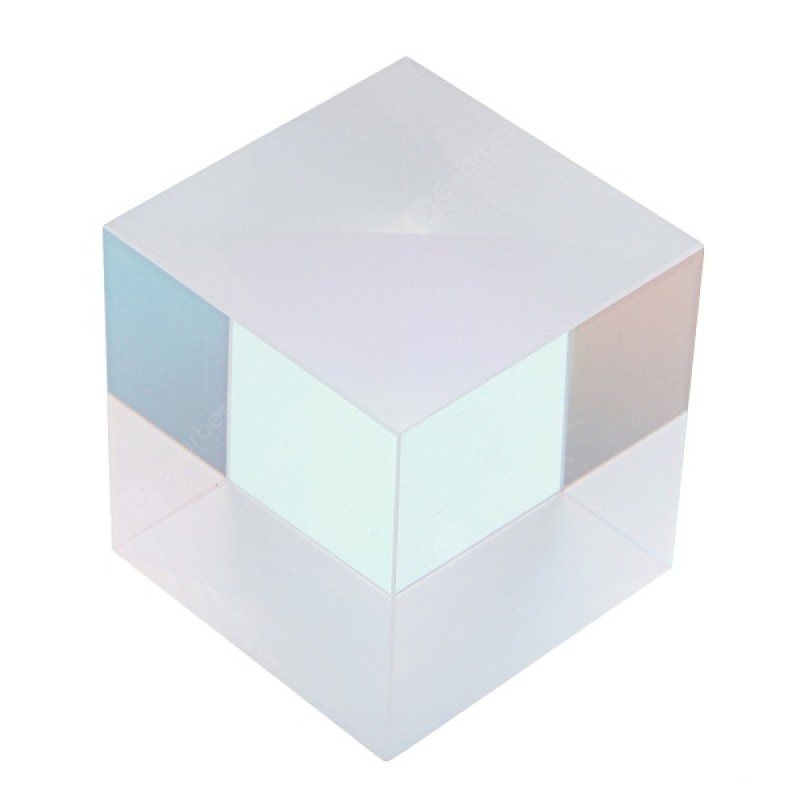 Optical Cube Prism Beam Combination Toy 1pc