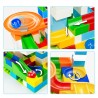 Race Run Maze Balls Track Building Blocks Educational Bricks Toy 52pcs