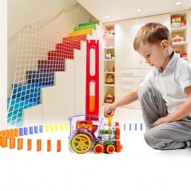 Train Toy Domino Brick Automatic Laying