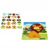 Wooden Forest Animal Jigsaw Puzzle