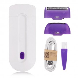 Touch Rechargeable Hair Removal Shaver Without Pain Free Laser Sensor Light