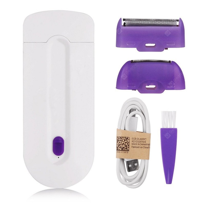 Touch Rechargeable Hair Removal Shaver Without Pain Free Laser Sensor Light