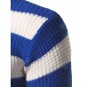 Slim Fit Roll Neck Striped Sweater