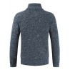 Stylish Stand Collar Sweater with Zipper for Men