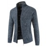 Stylish Stand Collar Sweater with Zipper for Men