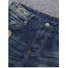 Patch Design Broken Hole Jeans