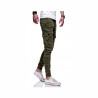 Three-Dimensional Patch Bag  Tight Elastic  Long Pants  Casual Pants K89