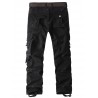 Straight Leg Pockets Cargo Pants