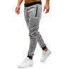 Side Zipper Pocket Casual Jogger Pants