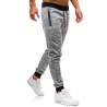 Side Zipper Pocket Casual Jogger Pants