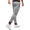 Side Zipper Pocket Casual Jogger Pants