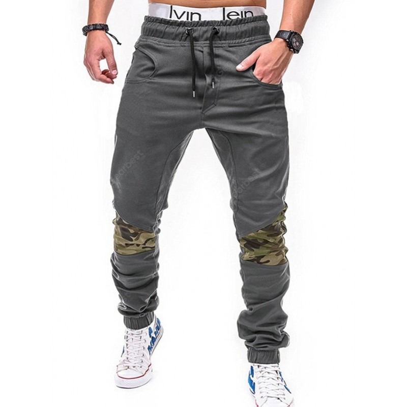 WSGYJ 1600 - 7441 Camouflage Stitching Casual Pants