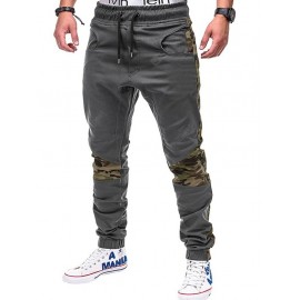 WSGYJ 1600 - 7441 Camouflage Stitching Casual Pants