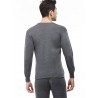 Winter Underwear Men Clothing Plus Velvet Thick Slim Round Neck