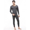 Winter Underwear Men Clothing Plus Velvet Thick Slim Round Neck