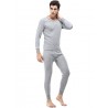 Winter Underwear Men Clothing Plus Velvet Thick Slim Round Neck