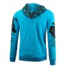 Plus Size Zip Up Printed Hoodie