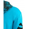 Plus Size Zip Up Printed Hoodie