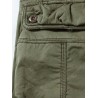 Zipper Fly Plus Size Pockets Flocking Cargo Pants