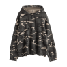 Oversized Camouflage Drawstring Hoodie