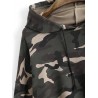 Oversized Camouflage Drawstring Hoodie