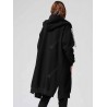 Toyouth Sweatshirts 2017 Autumn Women Loose Solid Color Casual Long Hoodies Zipper Outerwear Coat