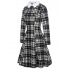 Vintage Plaid Knee Length Dress