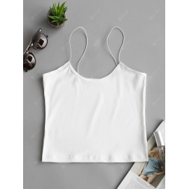 Spaghetti Strap Cropped Tank Top