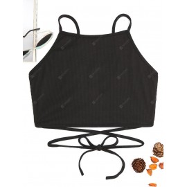 Strappy Back Crop Top