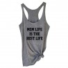 Women'S Tank Top Letter Pattern Sleeveless  Neck Simple Top