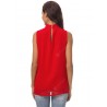 Women Elegant Vest High Collar Sleeveless