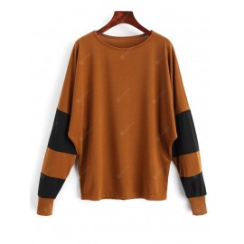 Two Tone Batwing Top