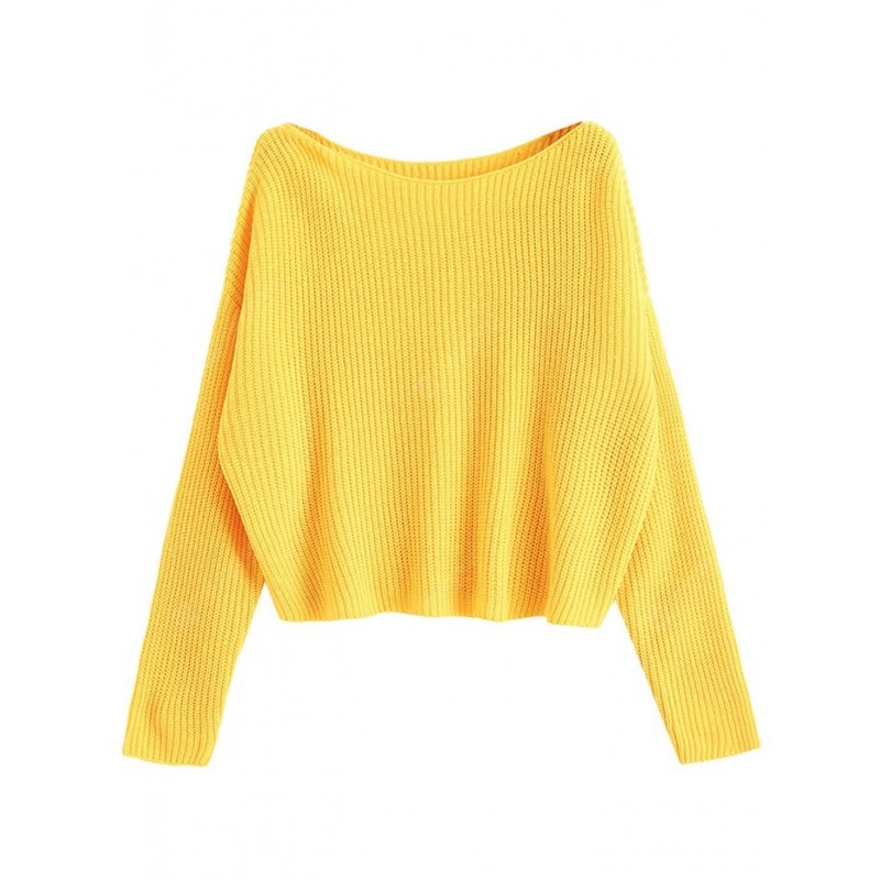 One Shoulder Oversized Pullover Sweater