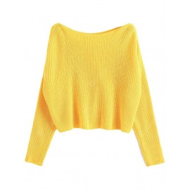 One Shoulder Oversized Pullover Sweater