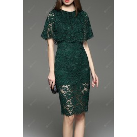 Sheath Lace Pencil Dress