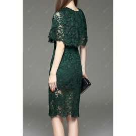 Sheath Lace Pencil Dress