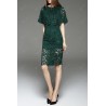 Sheath Lace Pencil Dress