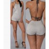 Slim Backless Swimsuit