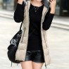 Winter Fashion Sleeveless Long Slim Down Jacket In-Stock