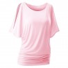 Slit Sleeve Plus Size Side Ruched T-shirt